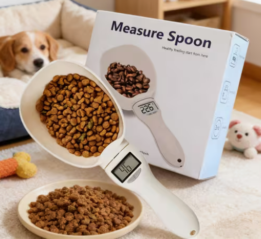 Cucchiaio dosatore digitale Measure Spoon per cibo per animali con display LCD